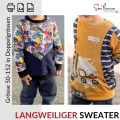 Langweiliger Sweater, Grösse 50-152